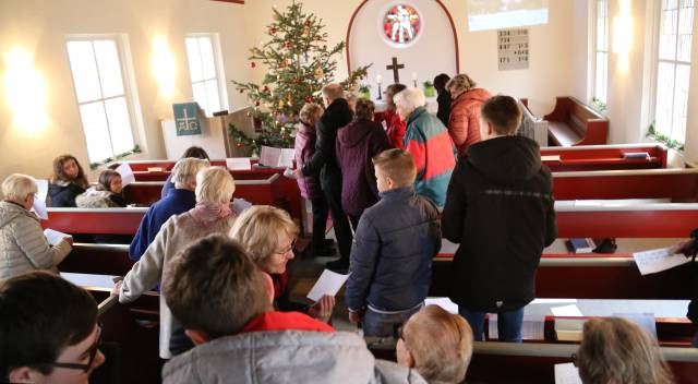 Winterkirche in Fölziehausen unter dem Thema "Elisabeth von Sachsen"