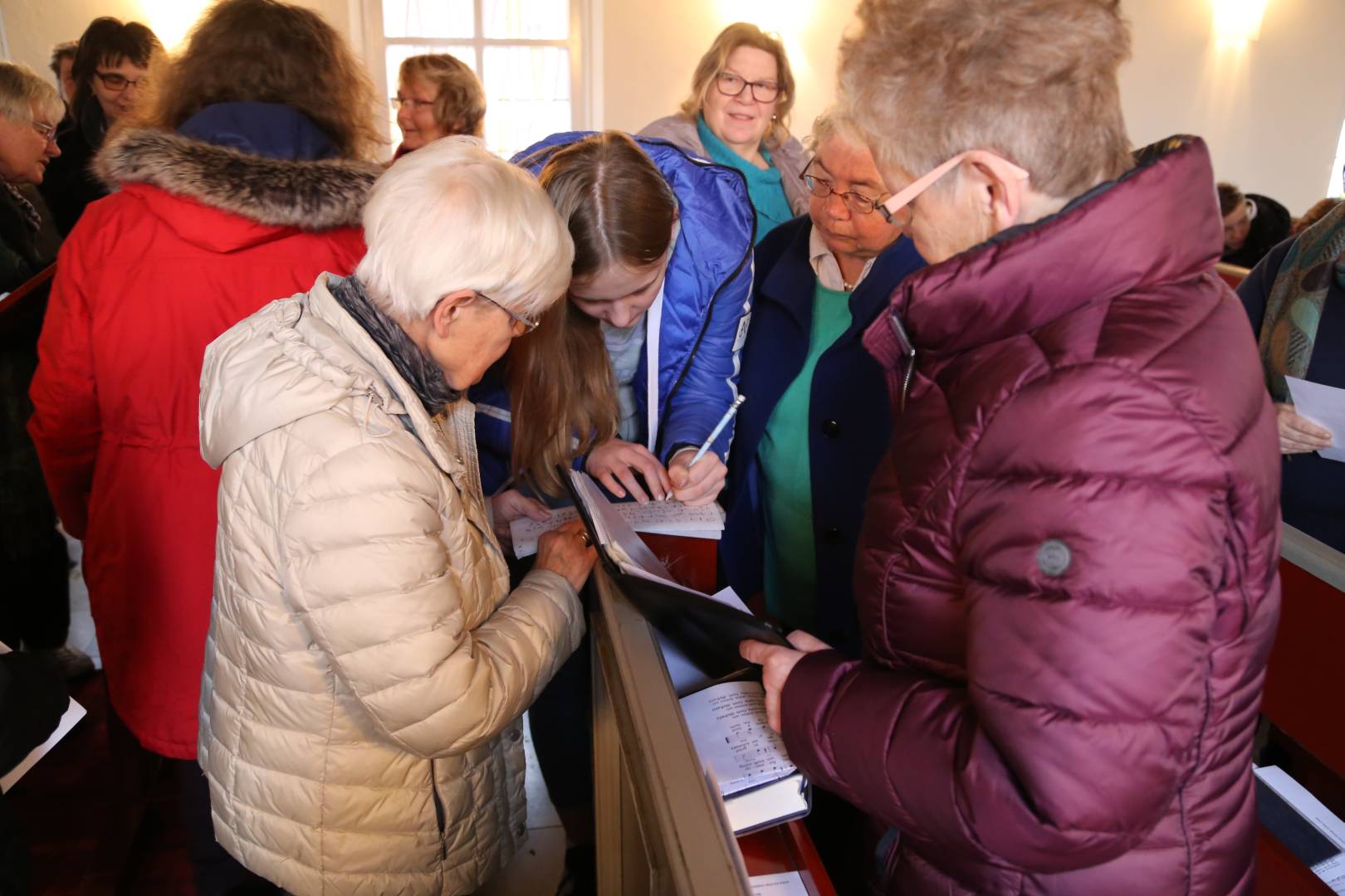 Winterkirche in Fölziehausen unter dem Thema "Elisabeth von Sachsen"