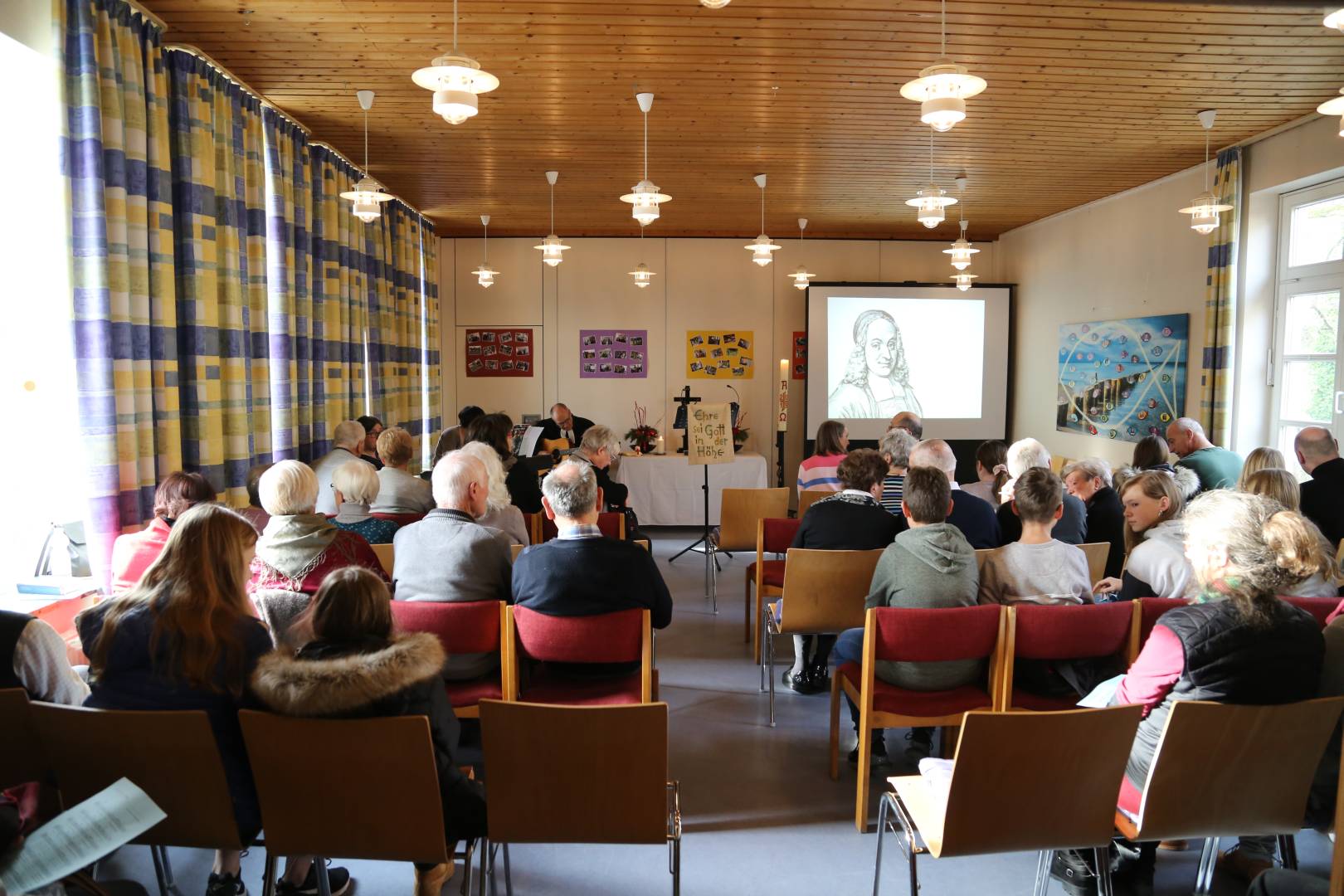 Winterkirche in Duingen unter dem Thema "Philipp Jacob Spener"