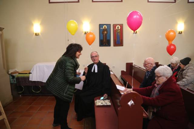 Winterkirche in Coppengrave unter dem Thema "Martin Luther"