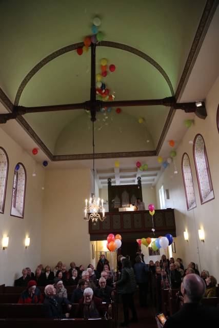 Winterkirche in Coppengrave unter dem Thema "Martin Luther"