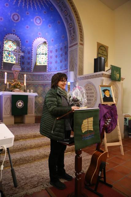 Winterkirche in Coppengrave unter dem Thema "Martin Luther"