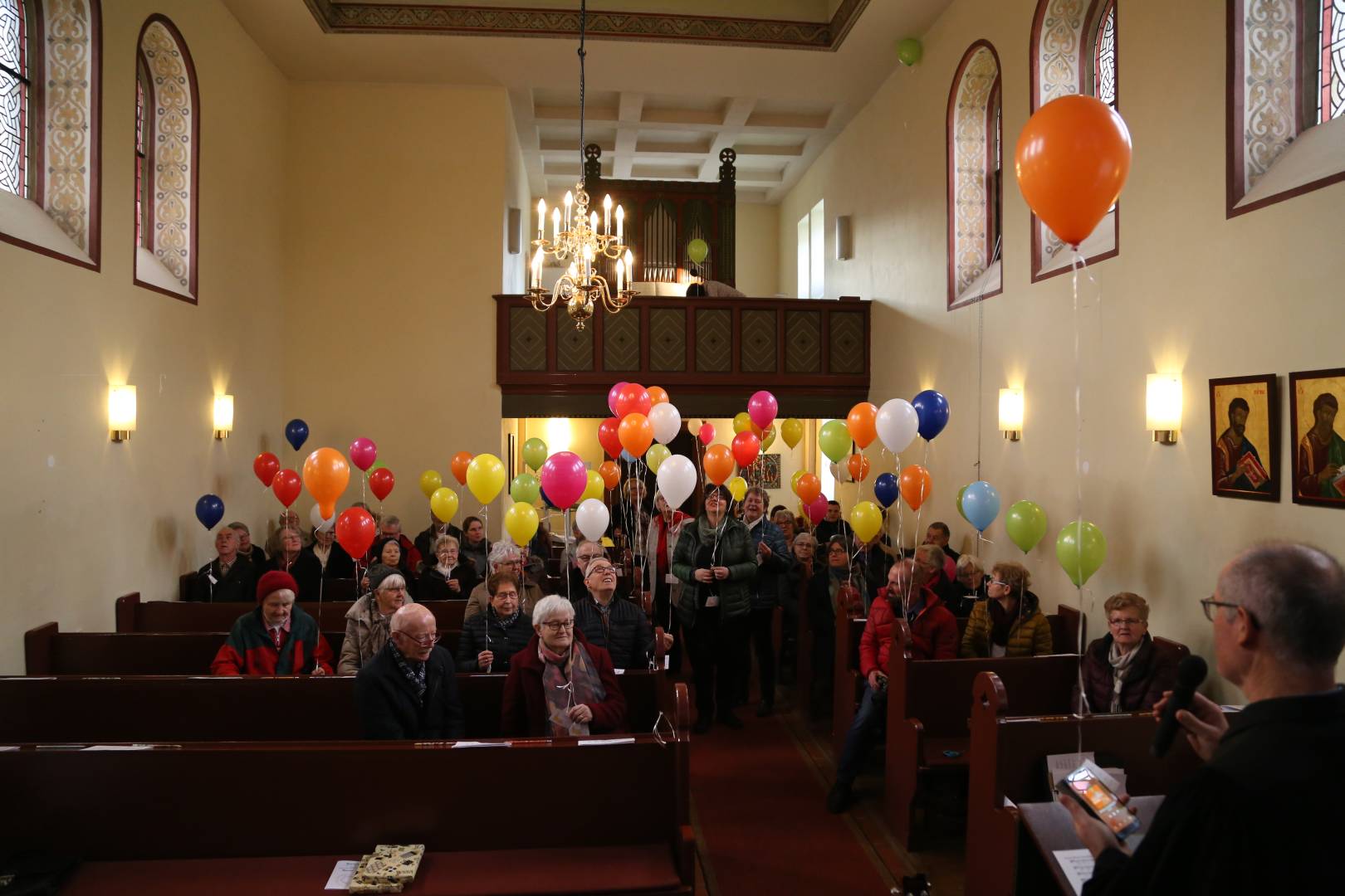 Winterkirche in Coppengrave unter dem Thema "Martin Luther"