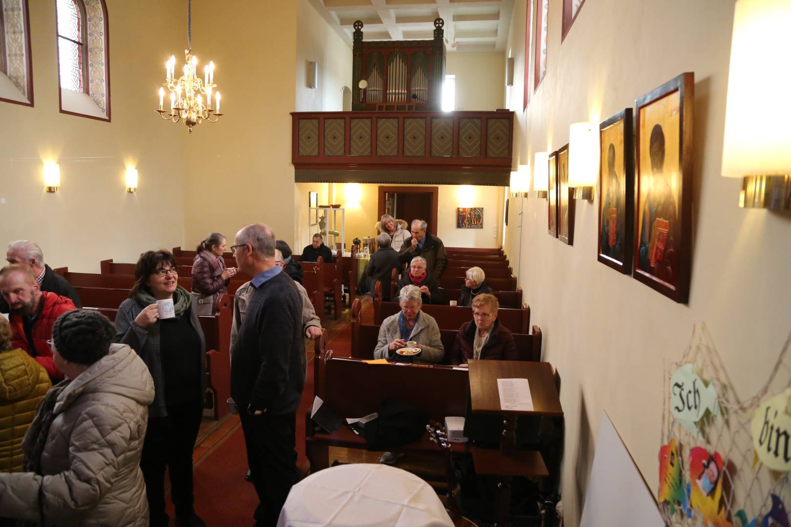 Winterkirche in Coppengrave unter dem Thema "Martin Luther"