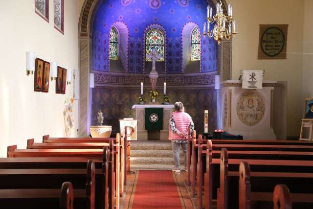 Ostersonntag an der St. Franziskuskirche