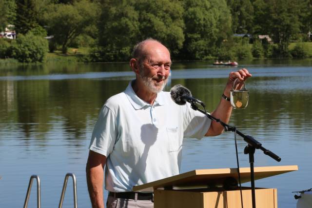 Freiluftgottesdienst am Humboldtsee mit der Verabschiedung von Pastor Podszus