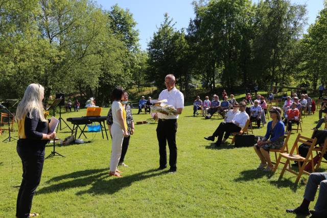 Freiluftgottesdienst am Humboldtsee mit der Verabschiedung von Pastor Podszus