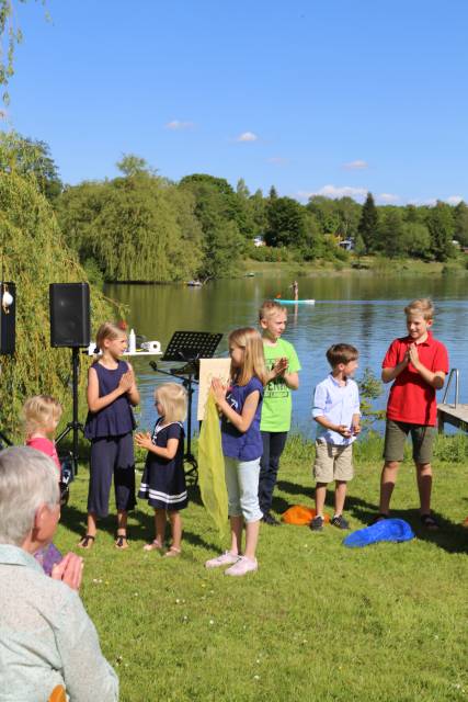 Freiluftgottesdienst am Humboldtsee mit der Verabschiedung von Pastor Podszus