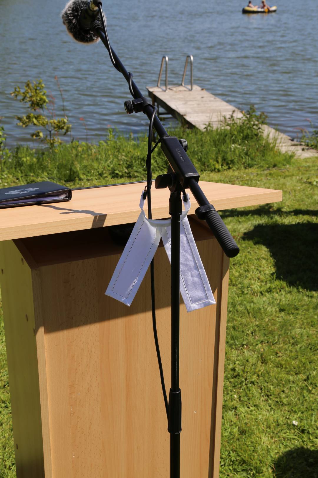 Freiluftgottesdienst am Humboldtsee mit der Verabschiedung von Pastor Podszus