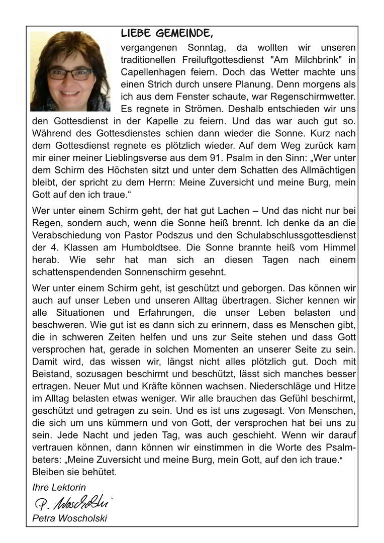 Hoffnungsbrief Nr. 19