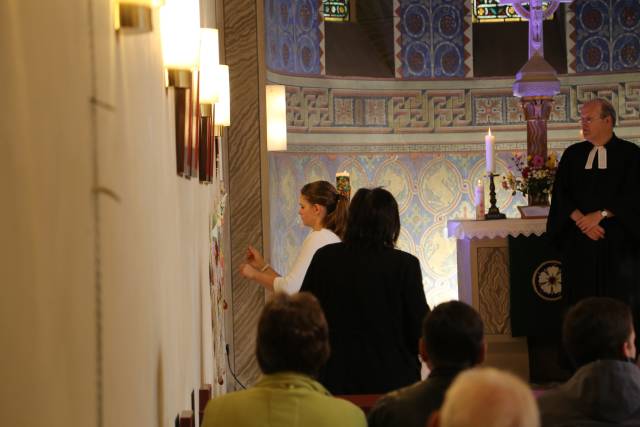 Taufe von Mira Oppermann in der St. Franziskuskirche