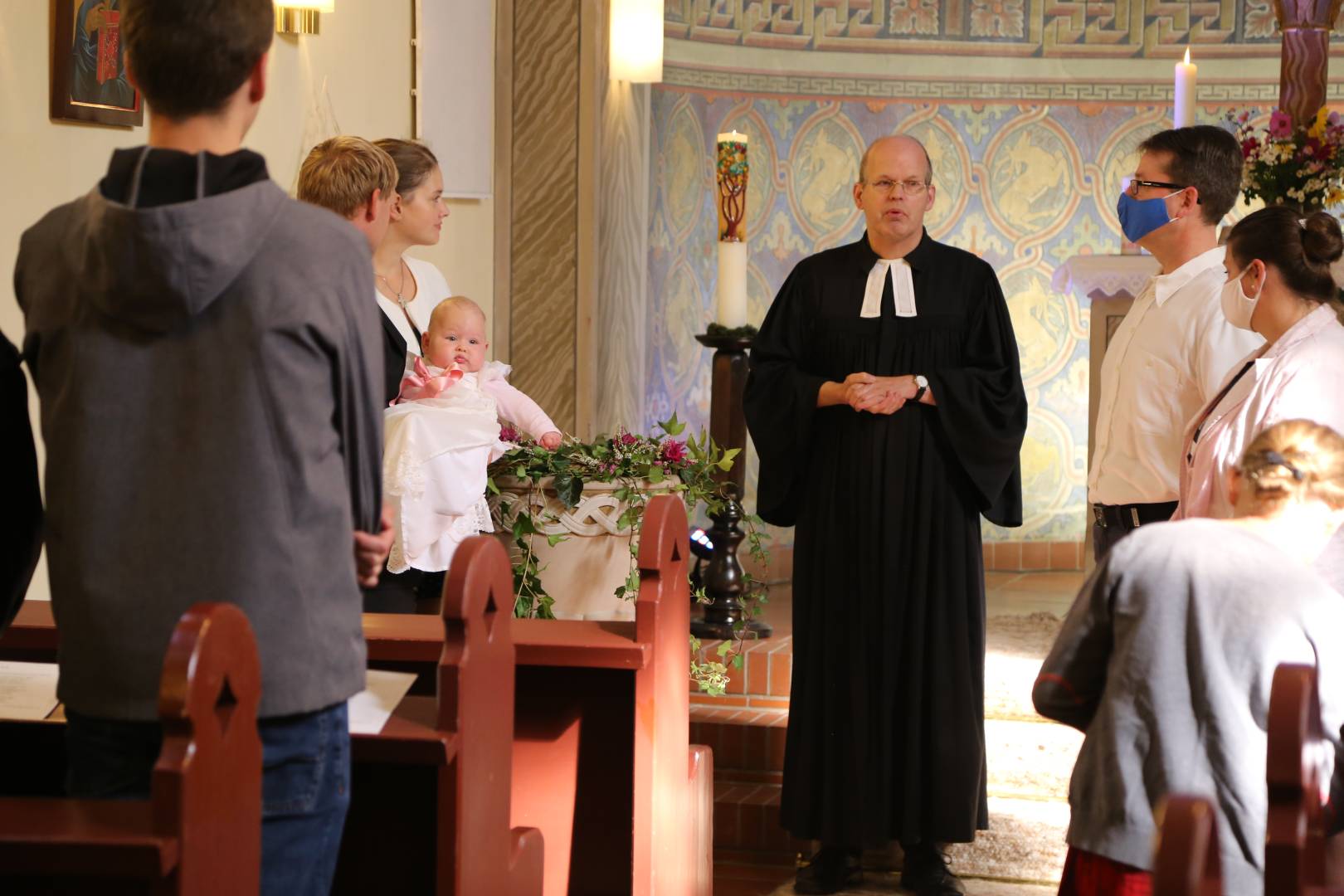 Taufe von Mira Oppermann in der St. Franziskuskirche