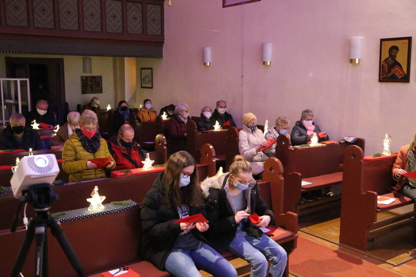 Lichtergottesdienst in der St. Franziskuskirche