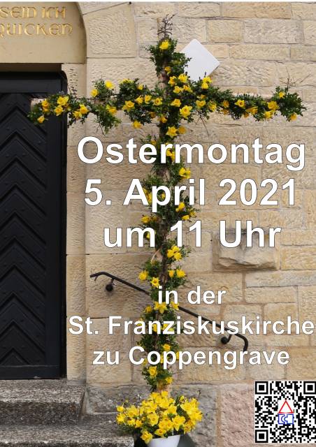 Einladung zum Ostergottesdienst am Ostermontag