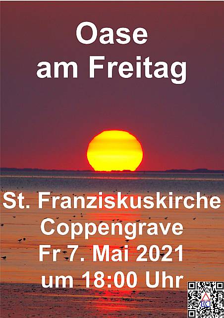 Einladung zu Oase am Freitag in die St. Franziskuskirche