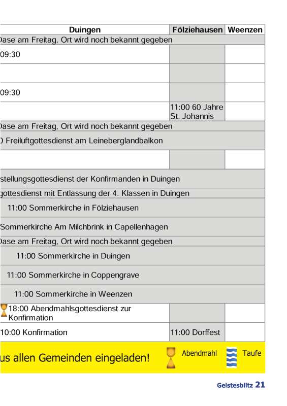 Gemeindebrief Juni 2021 - August 2021