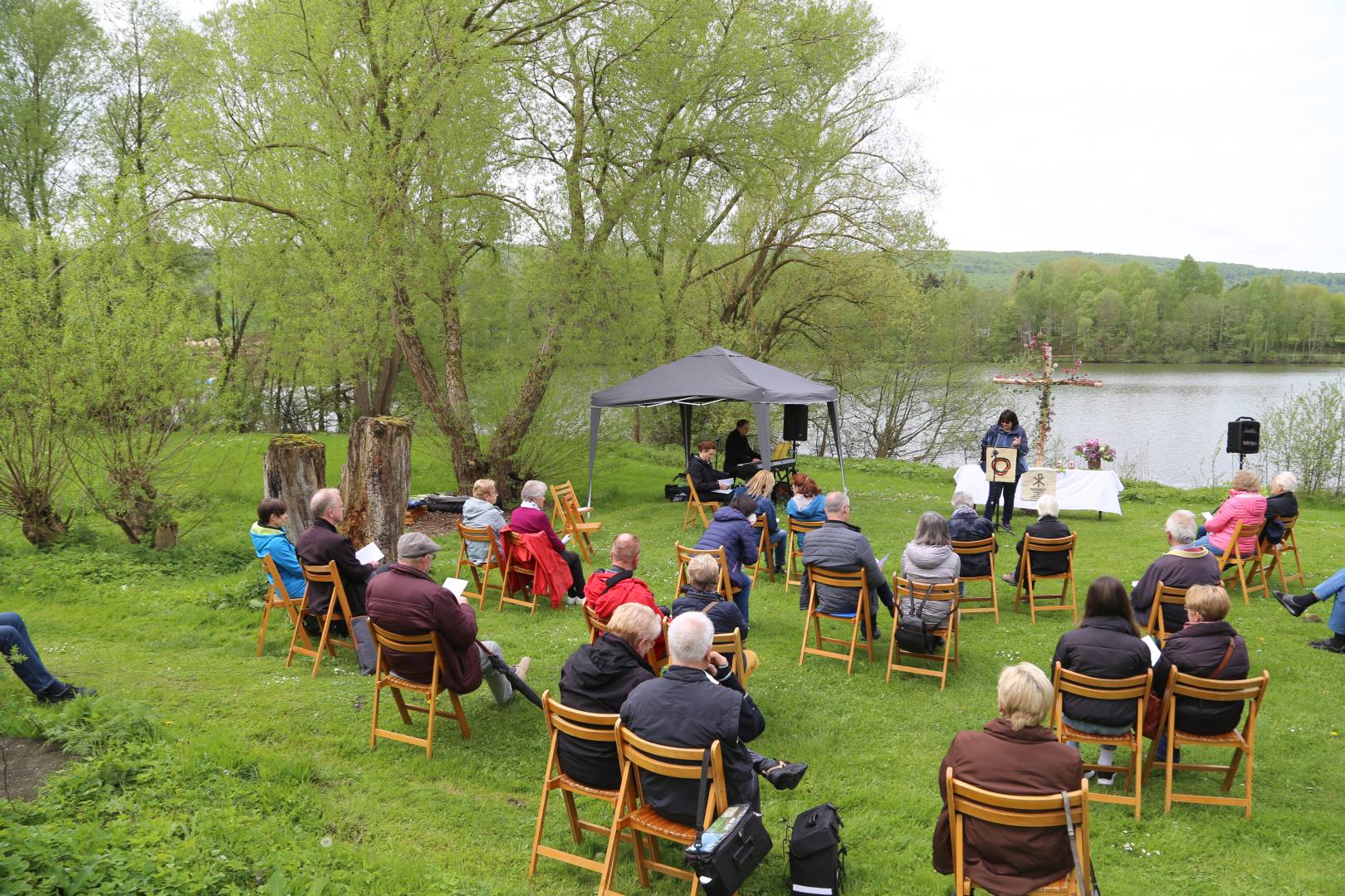 Freiluftgottesdienst am Humboldtsee