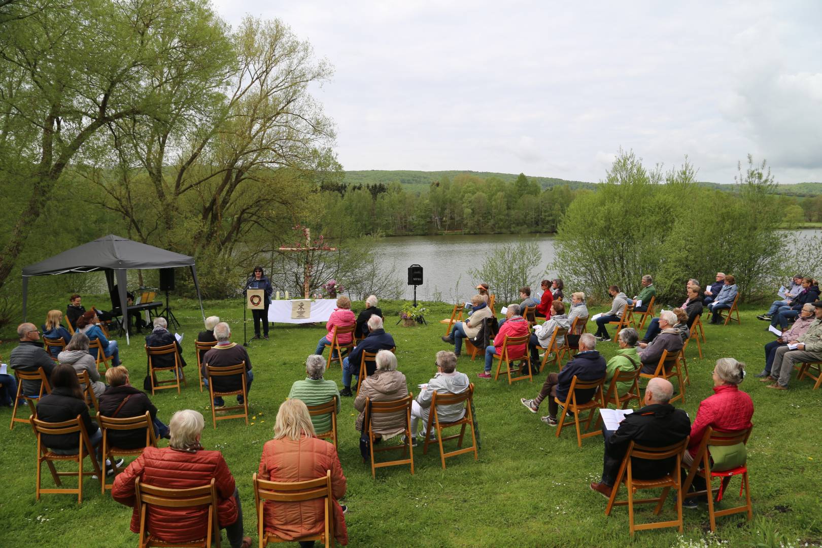 Freiluftgottesdienst am Humboldtsee