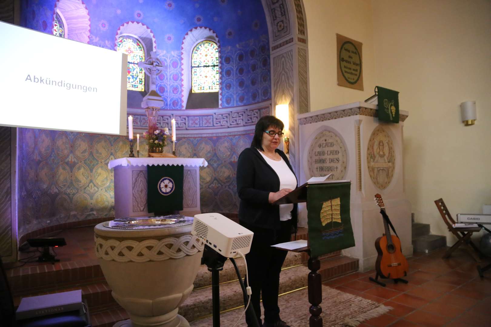 Endlich ist singen im Gottesdienst wieder möglich