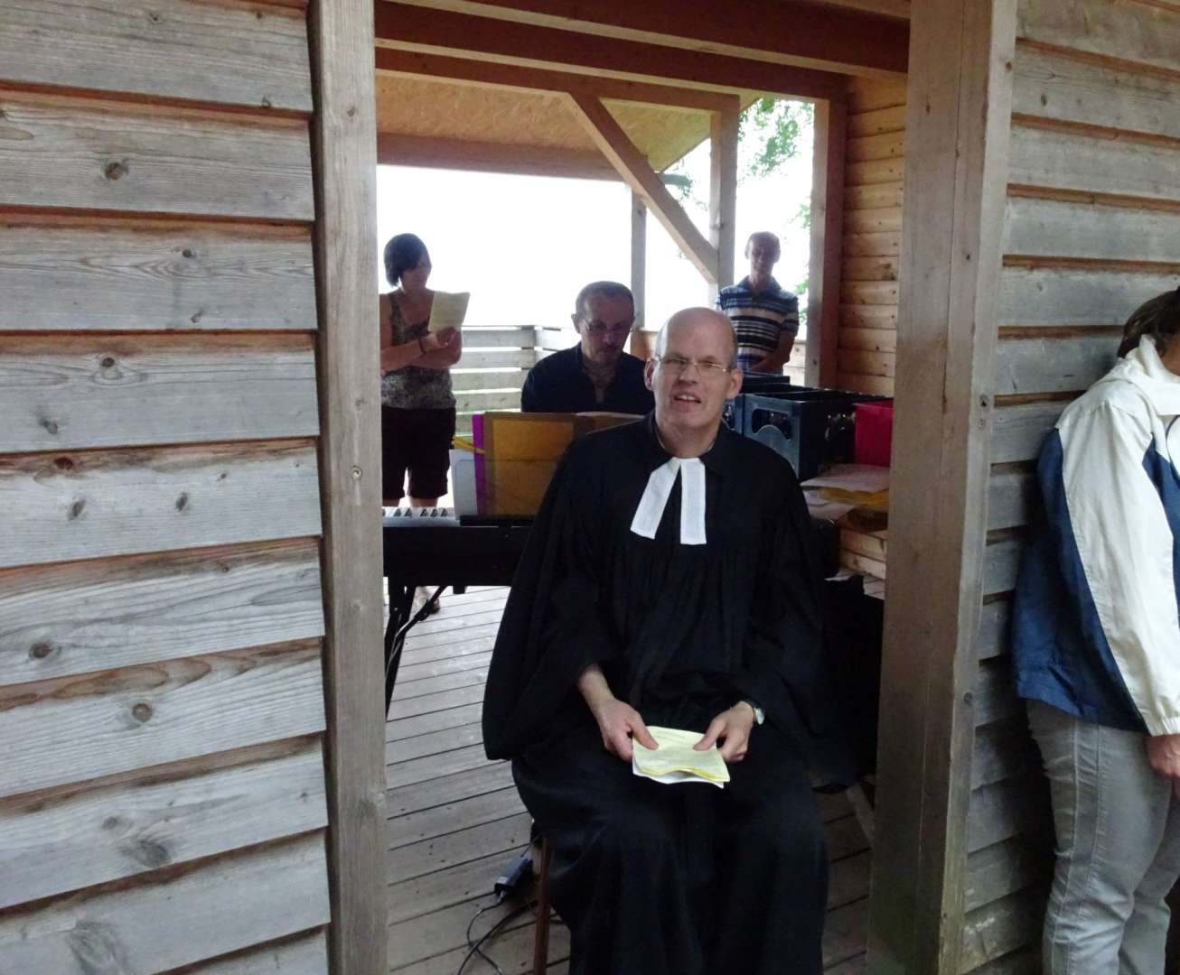 Gottesdienst am Leineberglandbalkon