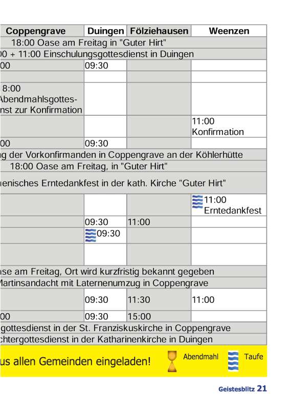 Gemeindebrief September 2021 - November 2021