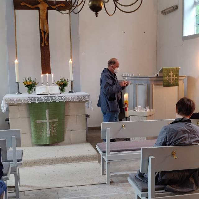 Pilger auf dem Roswithaweg feiern Abschluss in Capellenhagen