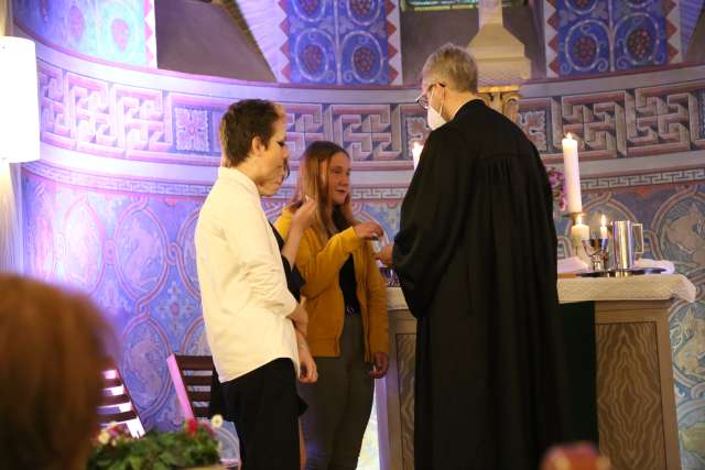 Abendmahlsgottesdienst der Konfirmanden in der St. Franziskuskirche