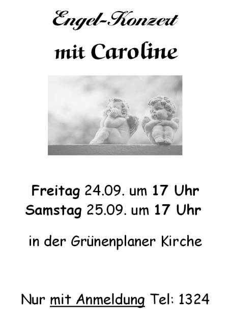 Engelkonzert mit Caroline