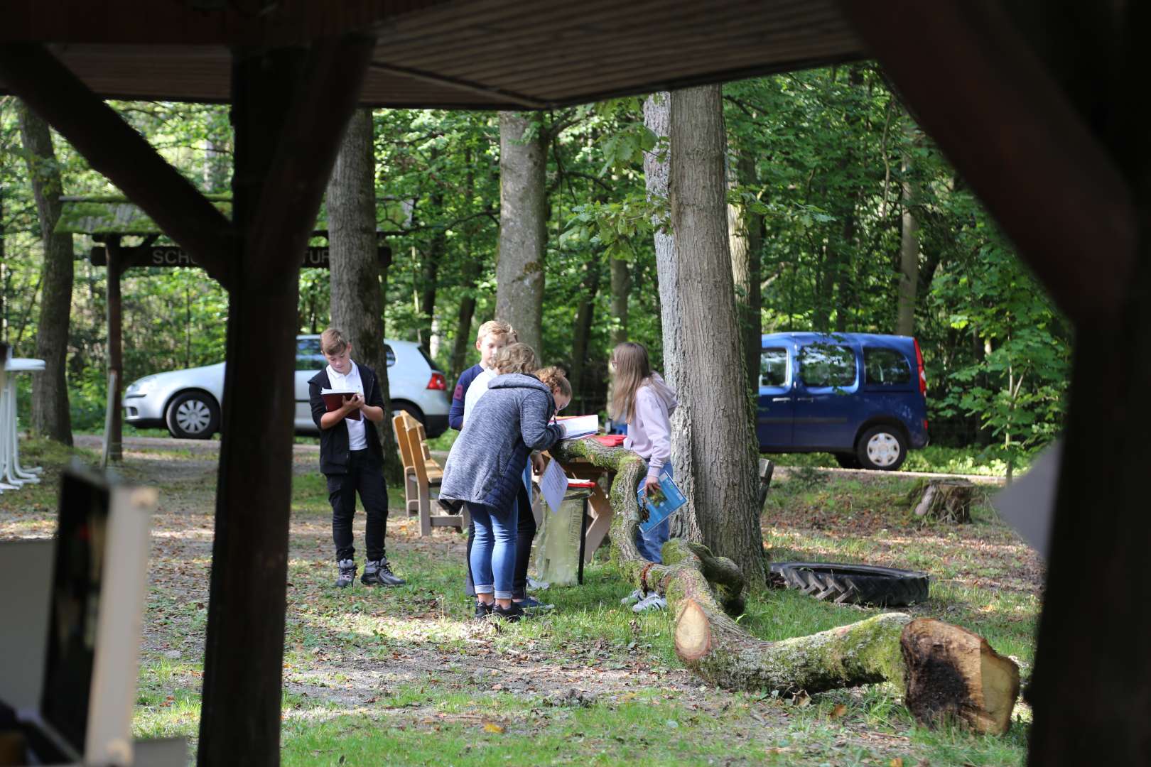 Konfirmandenunterricht Open Air an der Köhlerhütte