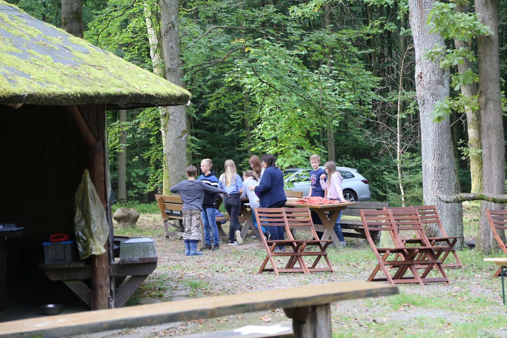 Konfirmandenunterricht Open Air an der Köhlerhütte