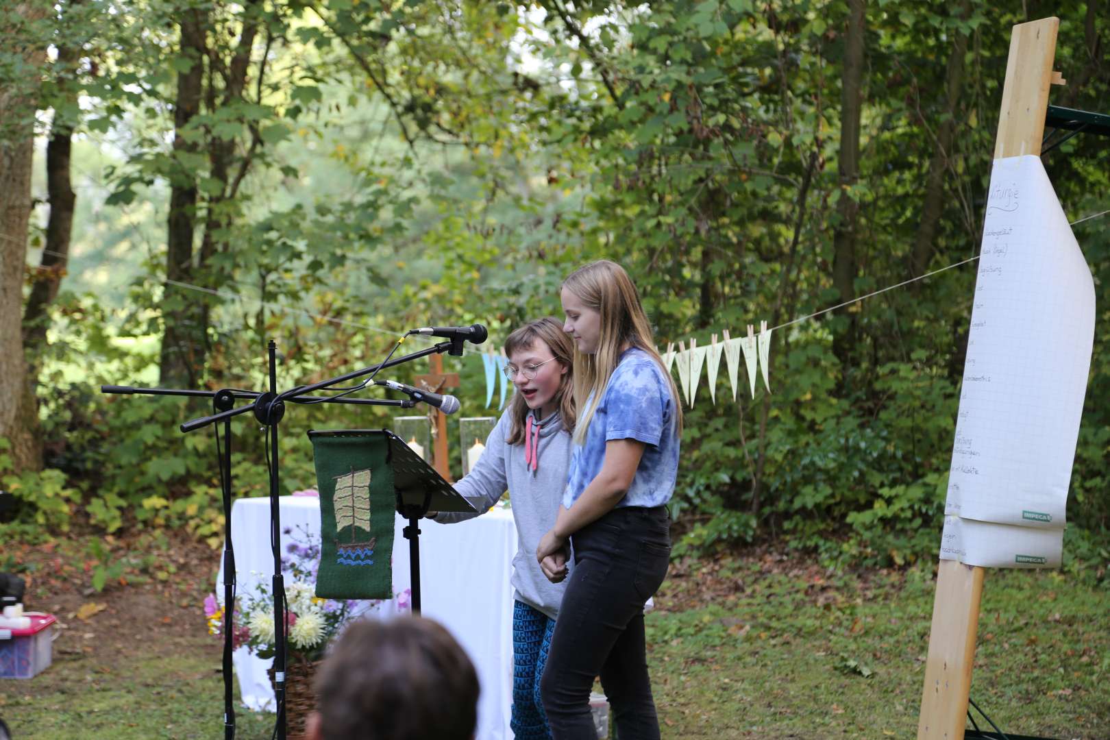 Begrüßungsgottesdienst der Konfirmanden an der Köhlerhütte