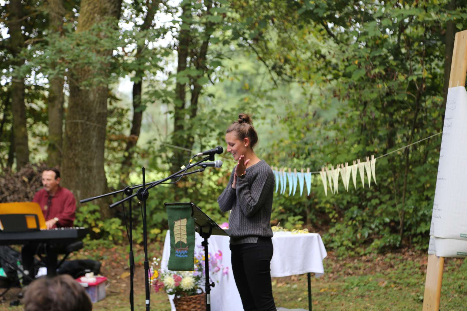 Begrüßungsgottesdienst der Konfirmanden an der Köhlerhütte