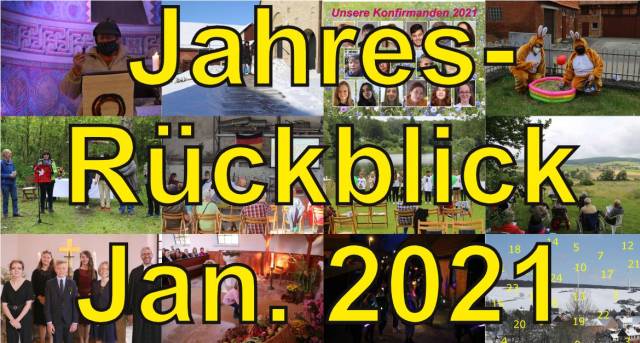 Jahresrückblick Januar 2021