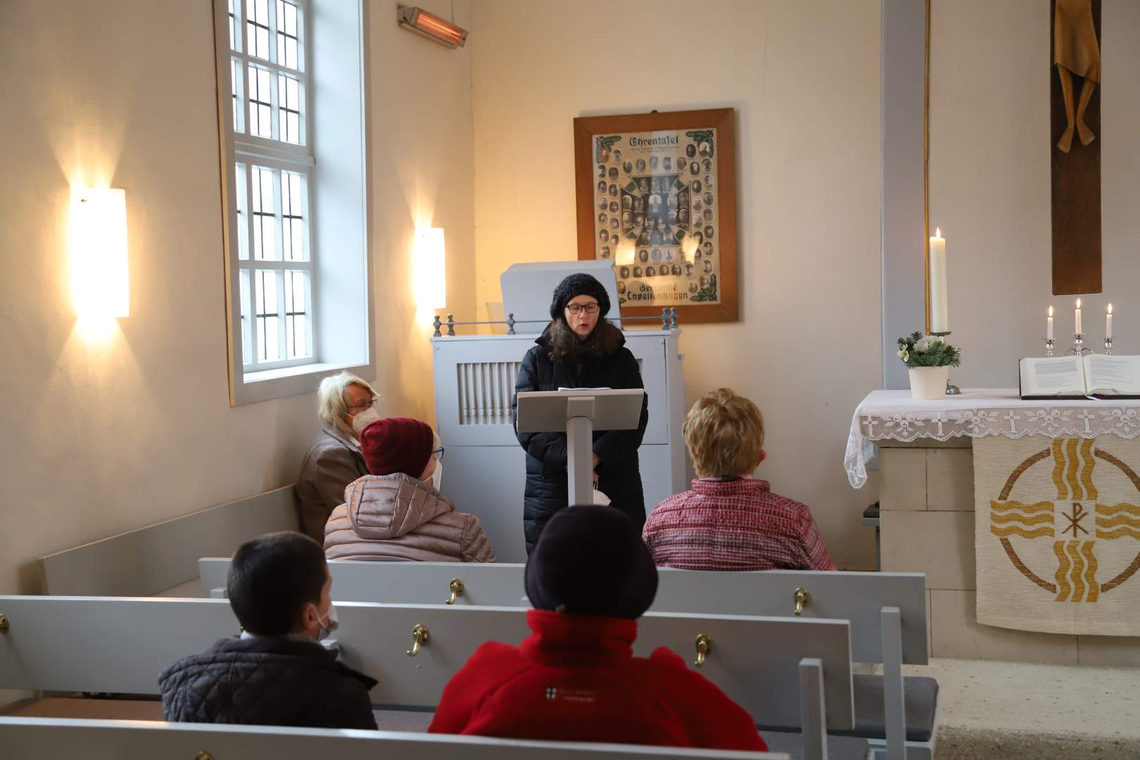 Abschluss der Winterkirche in Capellenhagen