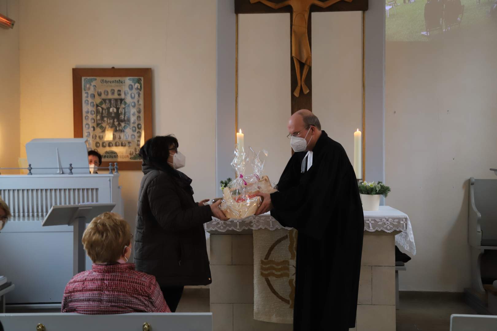 Abschluss der Winterkirche in Capellenhagen