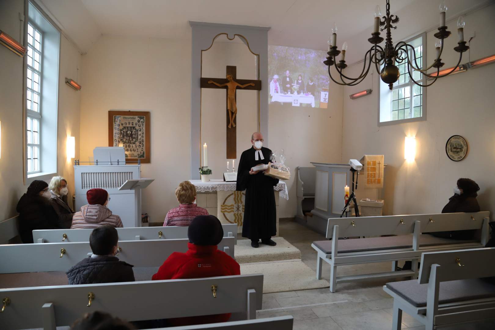 Abschluss der Winterkirche in Capellenhagen