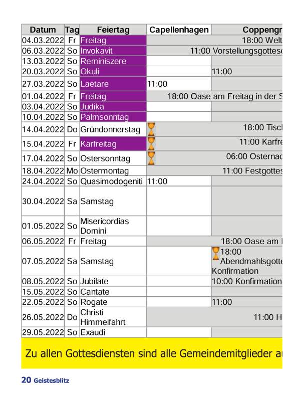 Gemeindebrief März 2022 - Mai 2022