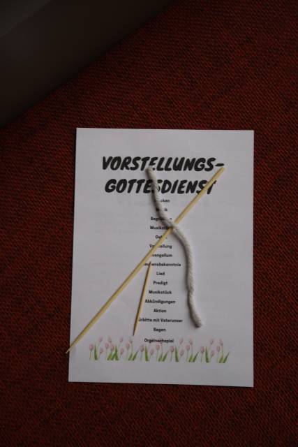 Vorstellungsgottesdienst der Konfirmanden