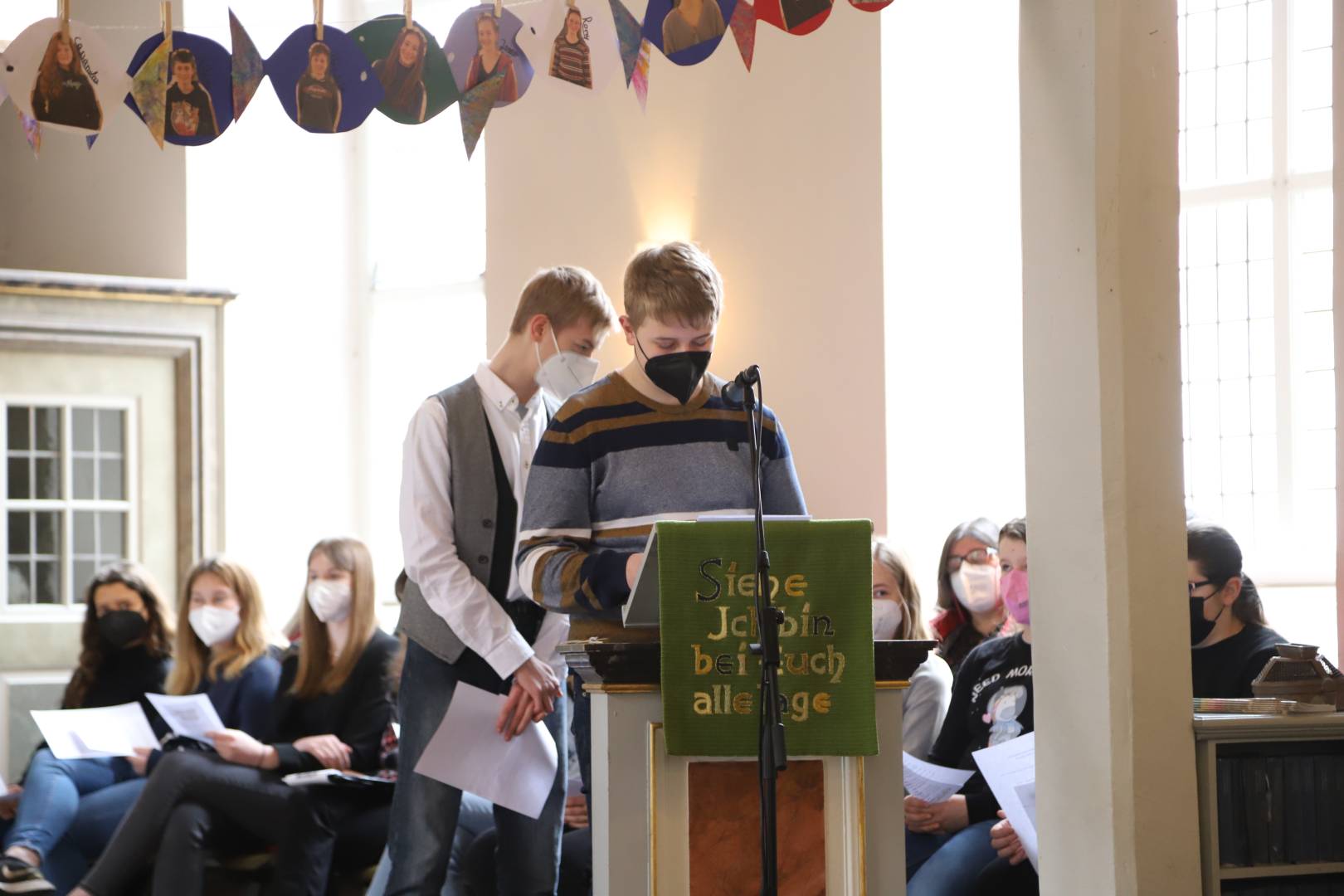 Vorstellungsgottesdienst der Konfirmanden