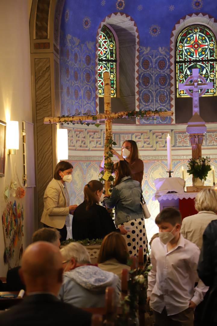 Abendmahlsgottesdienst der Konfirmanden in der St. Franziskuskirche