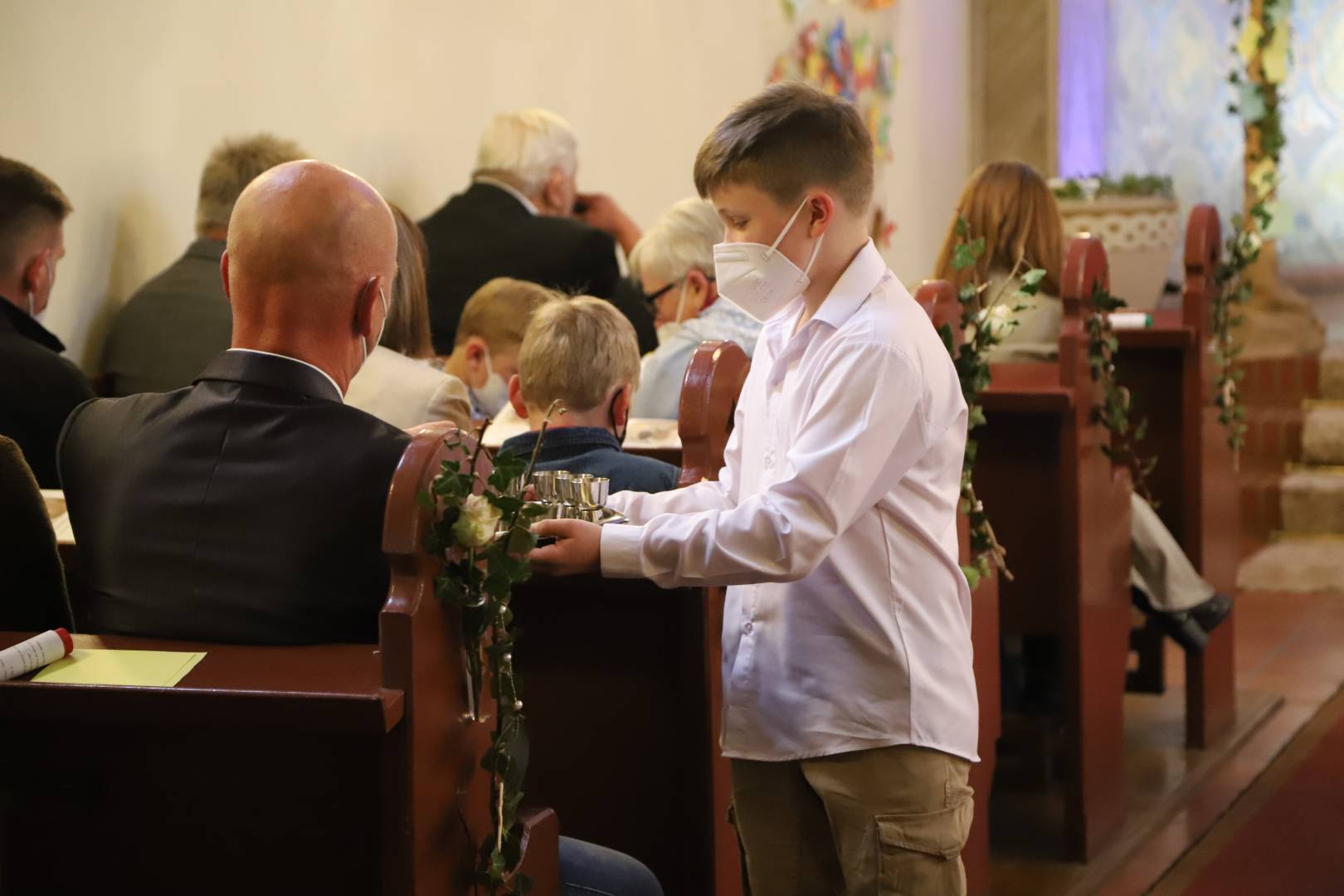 Abendmahlsgottesdienst der Konfirmanden in der St. Franziskuskirche