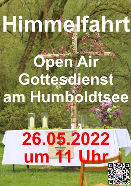 Einladung zum Himmelfahrtsgottesdienst am Humboldtsee