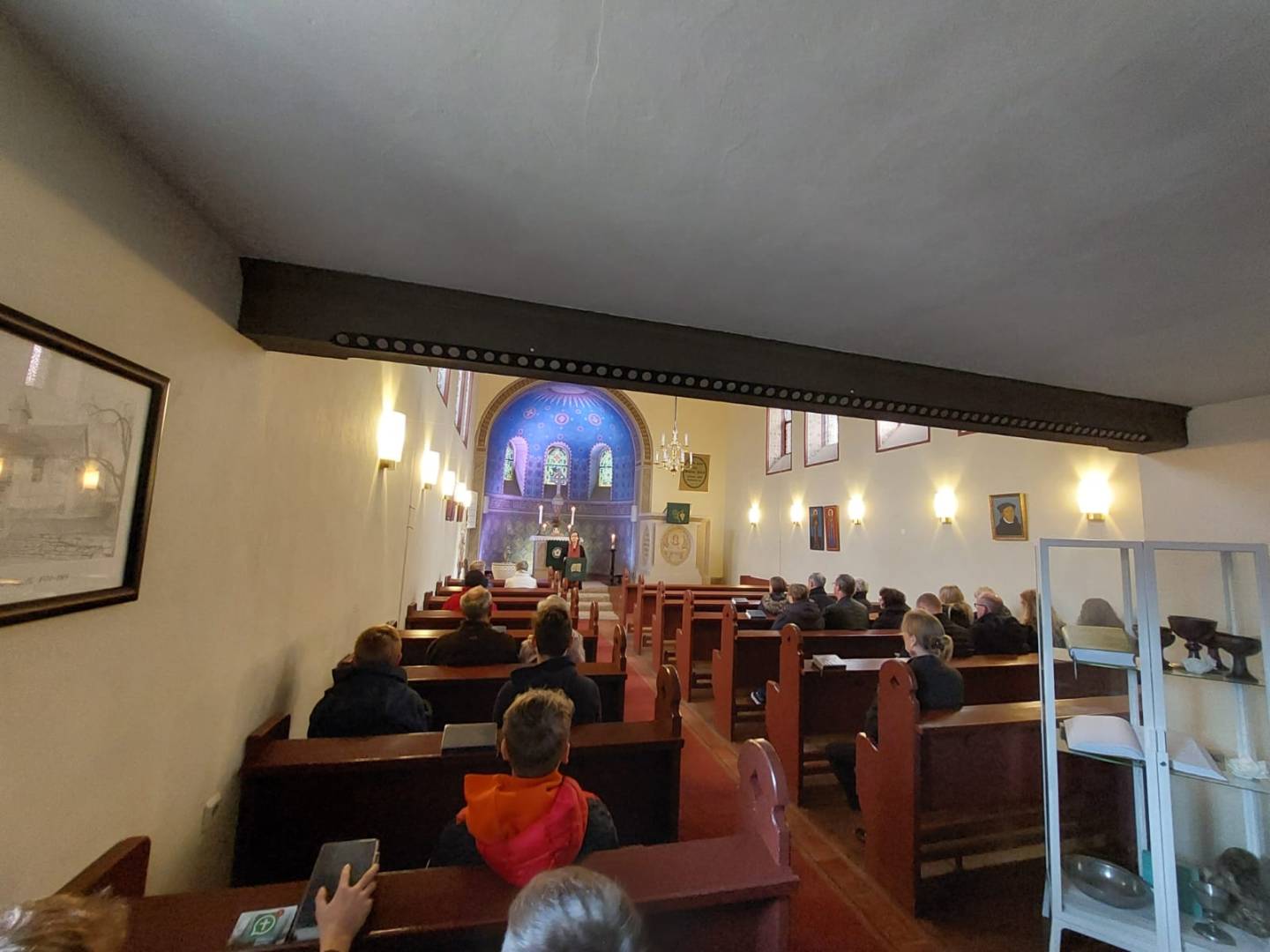 Lektorin Birgit Heuerding hielt Gottesdienst in der St. Franziskuskirche