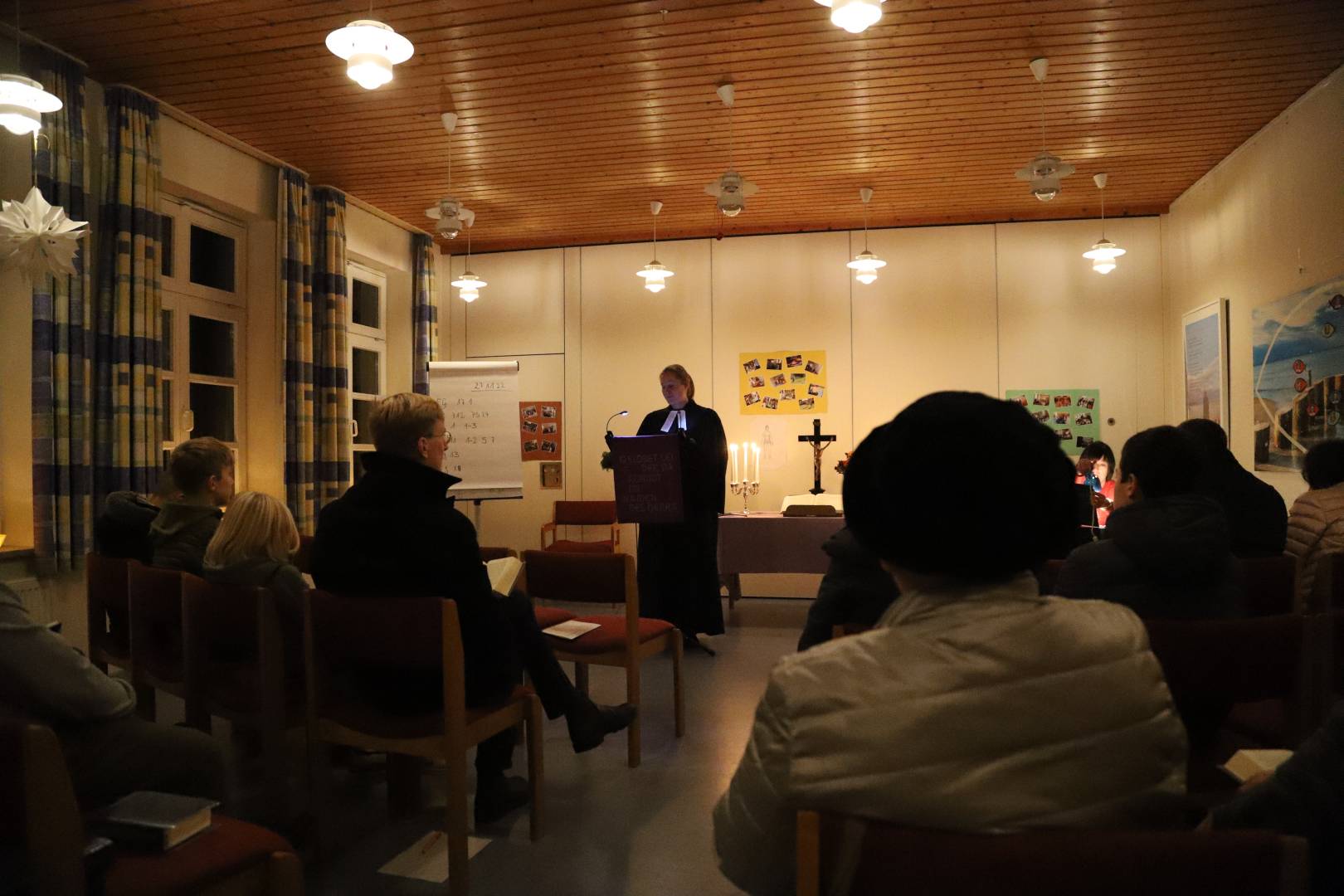 Lichtergottesdienst im Gemeindehaus in Duingen