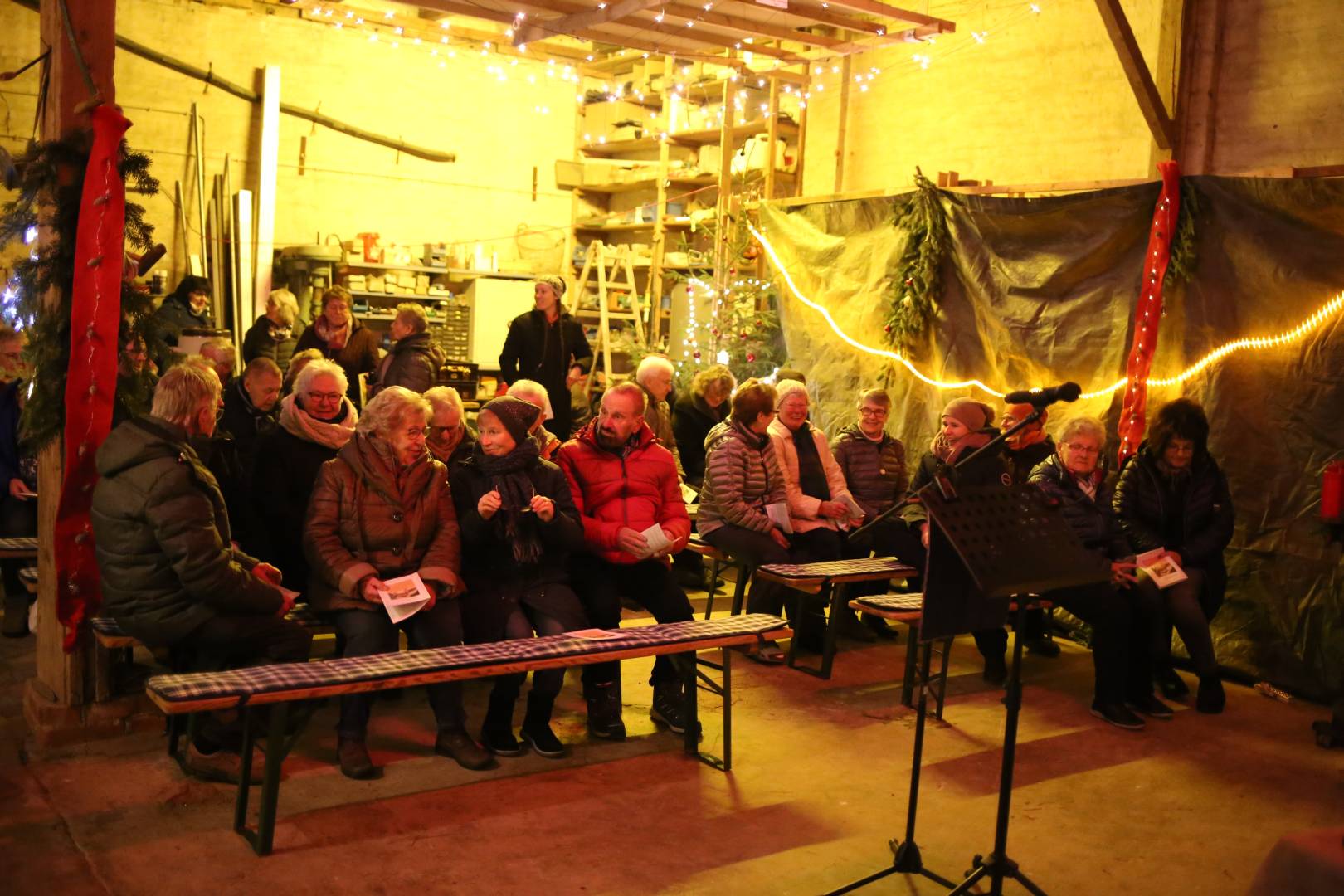 Scheunengottesdienst in Coppengrave