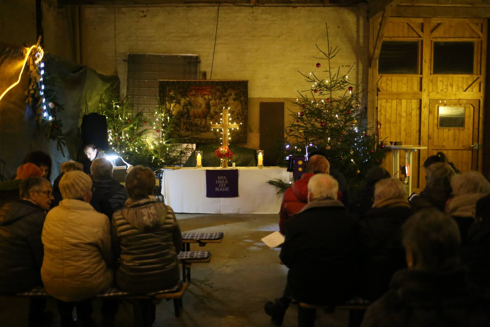 Scheunengottesdienst in Coppengrave