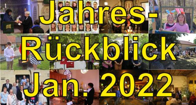 Jahresrückblick Januar 2022