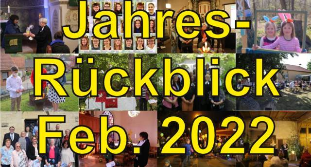 Jahresrückblick Februar 2022