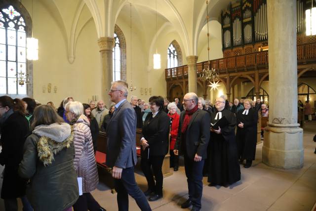 Einführung von Petra Woscholski als Prädikantin und Stefan Heinicke als Lektor in Gronau