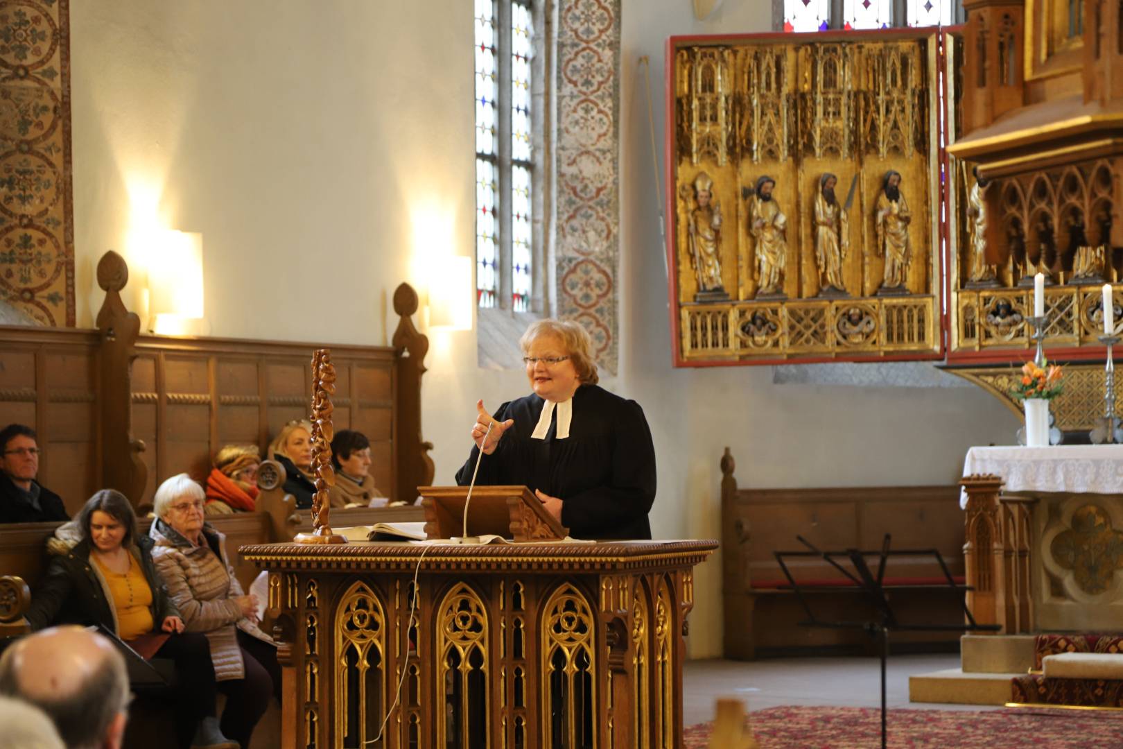 Einführung von Petra Woscholski als Prädikantin und Stefan Heinicke als Lektor in Gronau